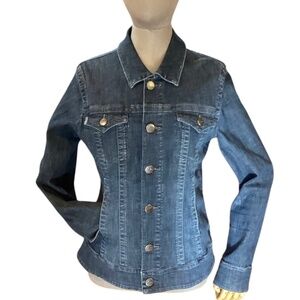Jag Jean Jacket, stretchy, size medium